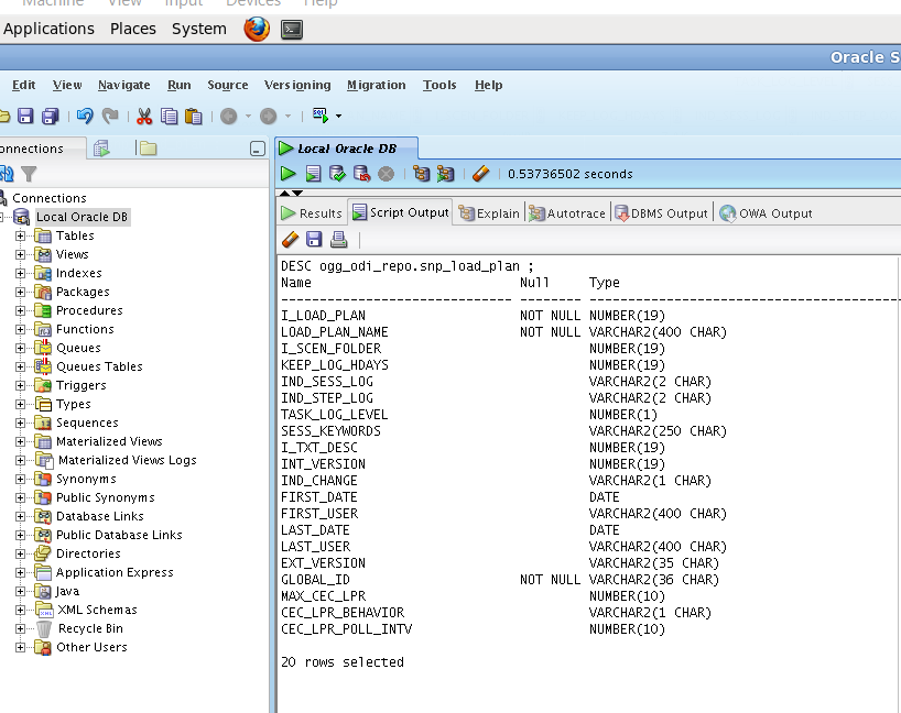 OGG_ODI_REPO schema