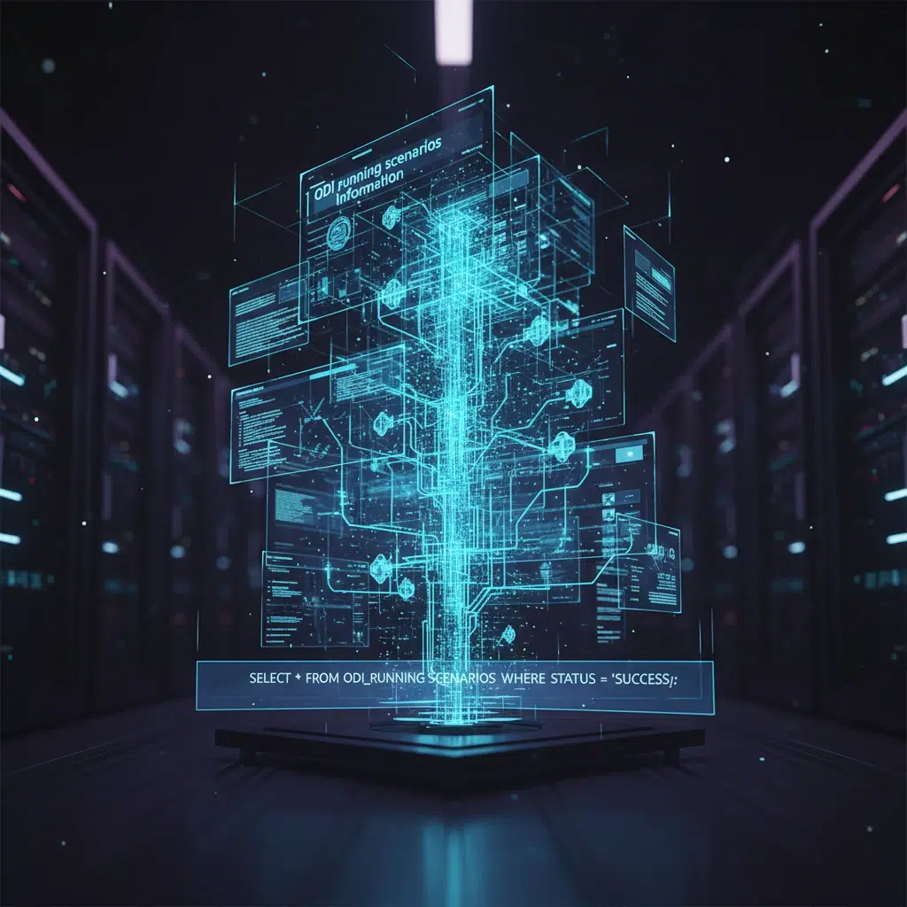 ODI running scenarios Information using SQL query