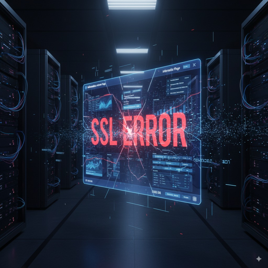 INFORMATICA ADMIN PAGE SSL ERROR PROD