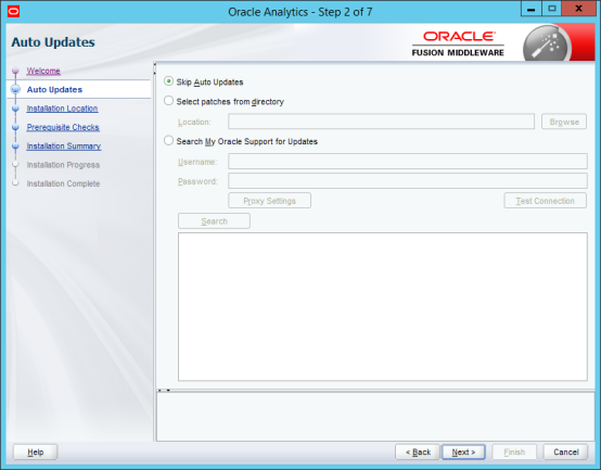 Oracle Analytics Server installation
