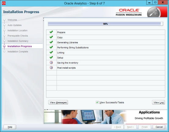 Oracle Analytics Server installation