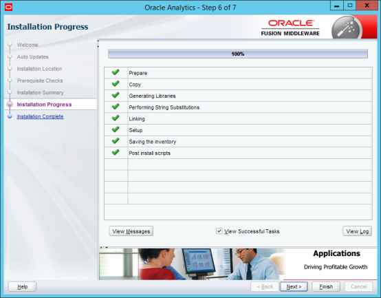 Oracle Analytics Server installation