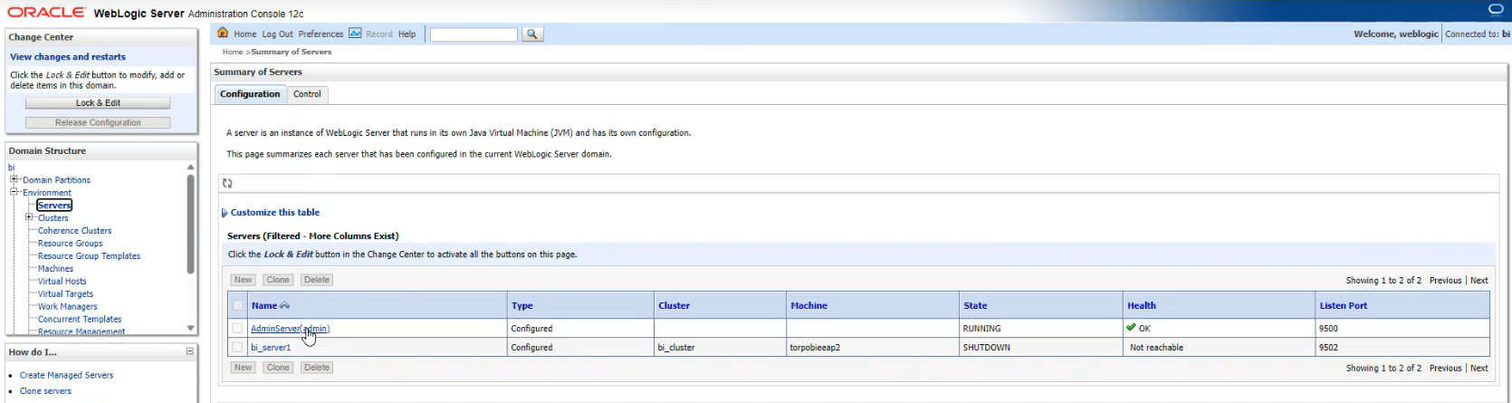 SSL Certificate for Oracle Business Intelligence 12c