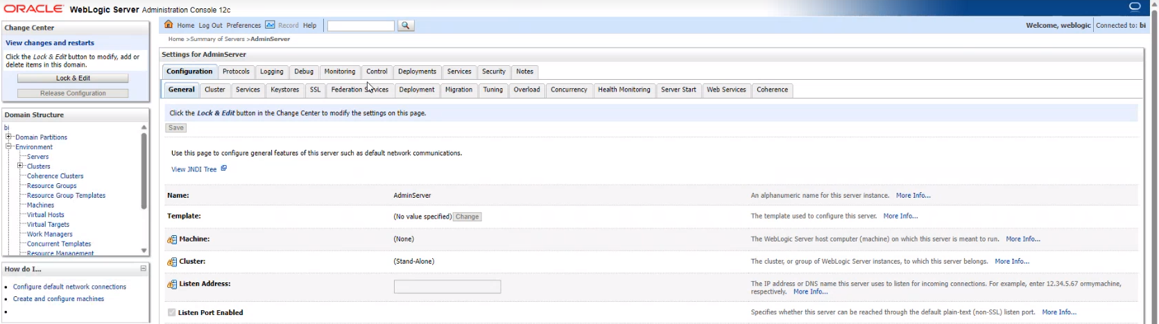 SSL Certificate for Oracle Business Intelligence 12c
