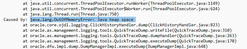java.lang.OutOfMemoryError Java heap space